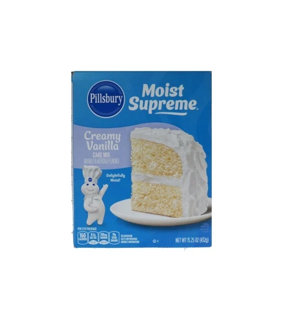 PILLSBURY CREAMY VANILLA CAKE MIX