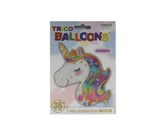 UNICORN 36 INCH MYLAR BALLOON