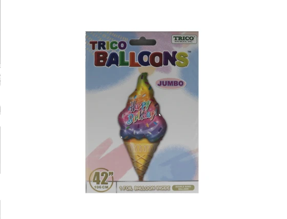 ICE CREAM BIRTHDAY 42 INCH MYLAR BALLOON
