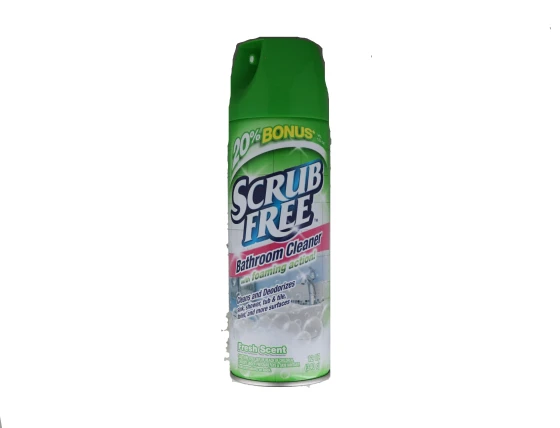 SCRUB FREE BATHROOM CLEANER WITH FOAMING ACTION
