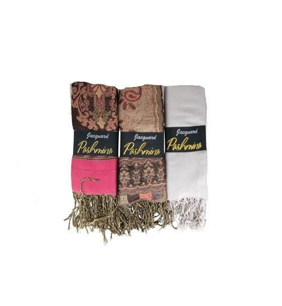 ASSORTED PASHMINAS SCARVES