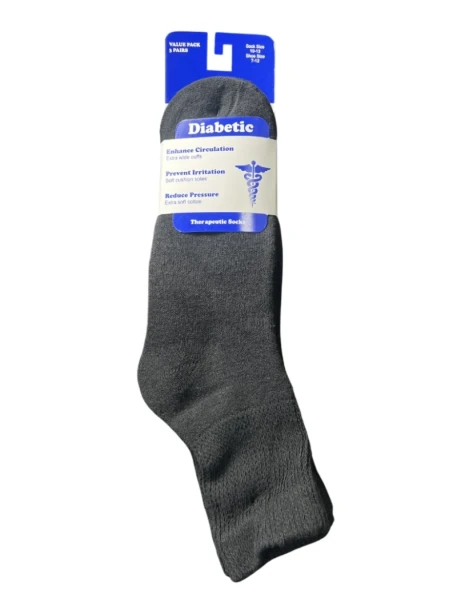 DIABETIC SOCKS SIZE -12 3 PACK
