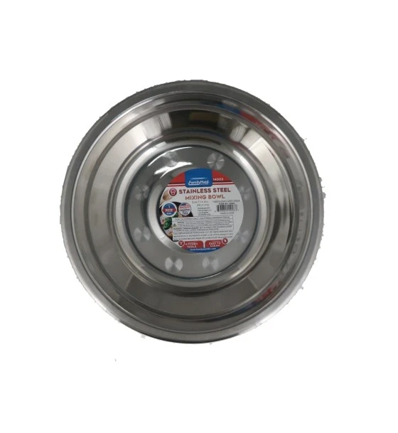 STAINLESS STEEL MIXING BOWL 8.66 INCH