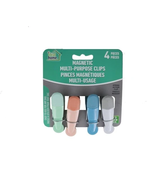 IDEAL HOME MAGNETIC MULTI-PURPOSE CLIPS 4 PIECES