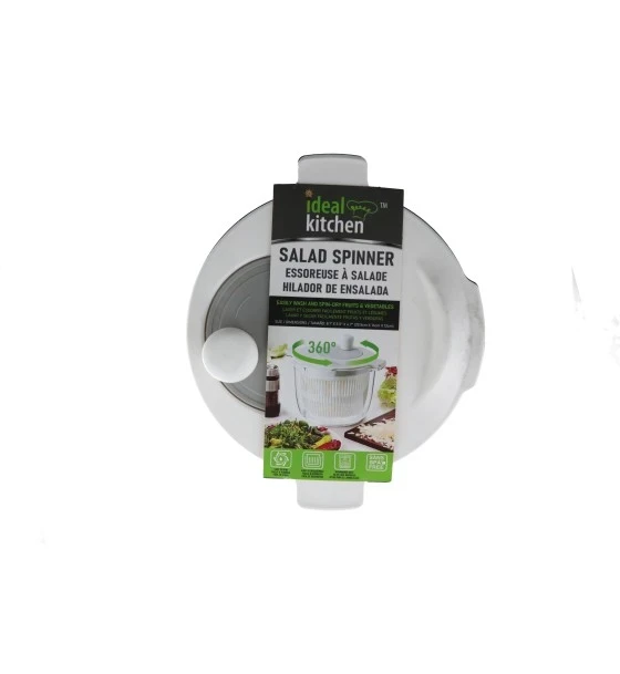 IDEAL KITCHEN SALAD SPINNER 360 DEGREES 8.1 x 5.5 x 4.7 inches