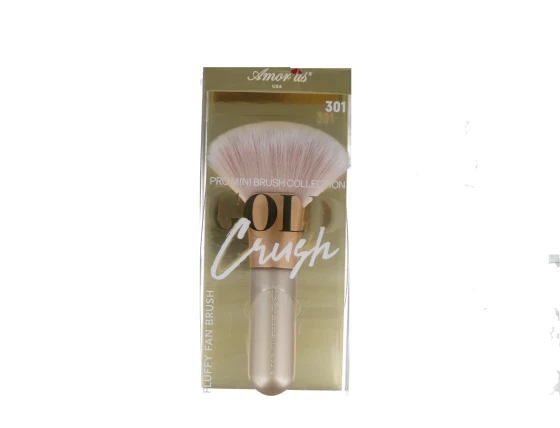 GOLD CRUSH FLUFFY FAN BRUSH