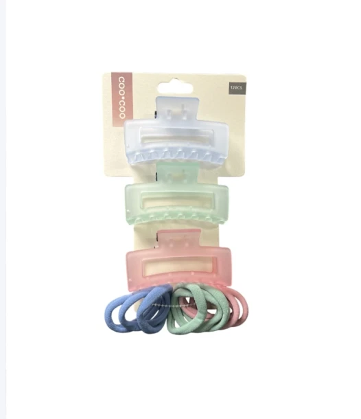 4.99 HAIR CLIPS AND HAIR TIES