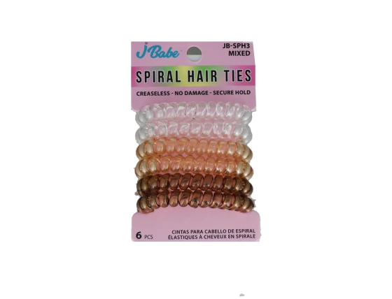 SPIRAL HAIR TIES
