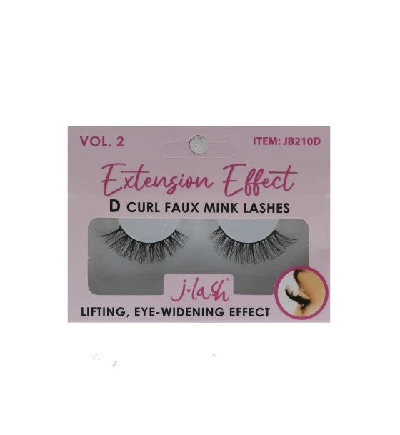 EXTENSION EFFECT D CURL FAUX MINK LASHES