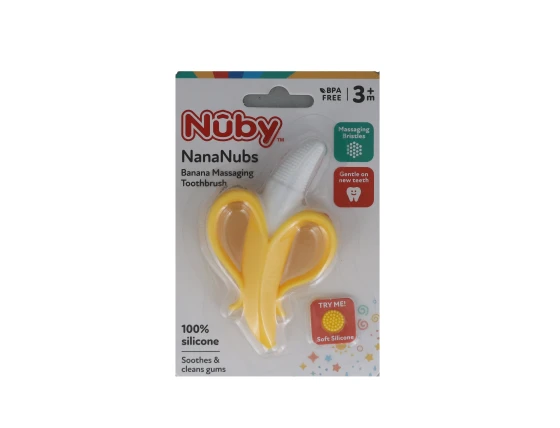 NUBY NANANUBS BANANA MASSAGING TOOTHBRUSH