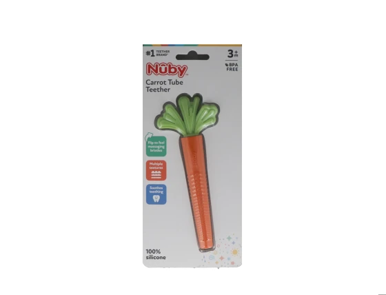 NUBY CARROT TUBE TEETHER