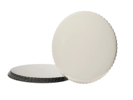SILVER 14 INCH CAKE CIRCLES 6 PCS