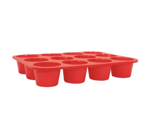 SILICONE JUMBO MUFFIN PAN MOLD 12 CUPS