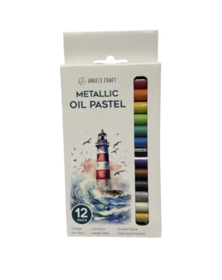 METALLIC OIL PASTEL 12 COLORS