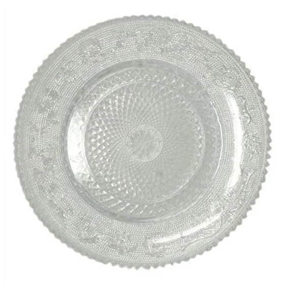4 PACK PLASTIC PLATES 7 INCH