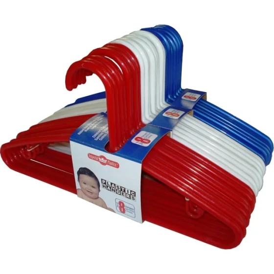 CHILDRENS HANGERS 8 PACK