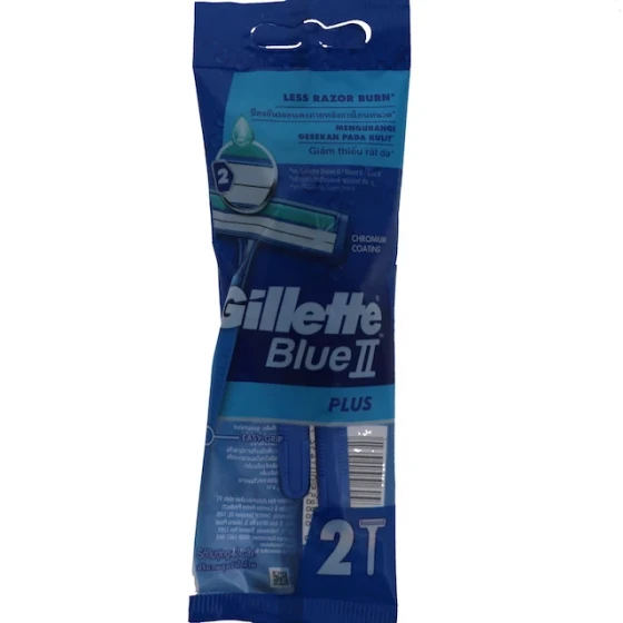 GILLETTE RAZOR 2CT PLUS BLUE