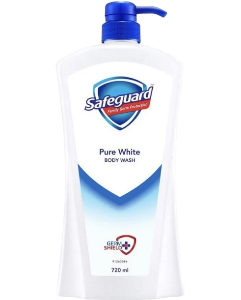 SAFEGUARD PURE WHITE BODY WASH 24.3 OZ