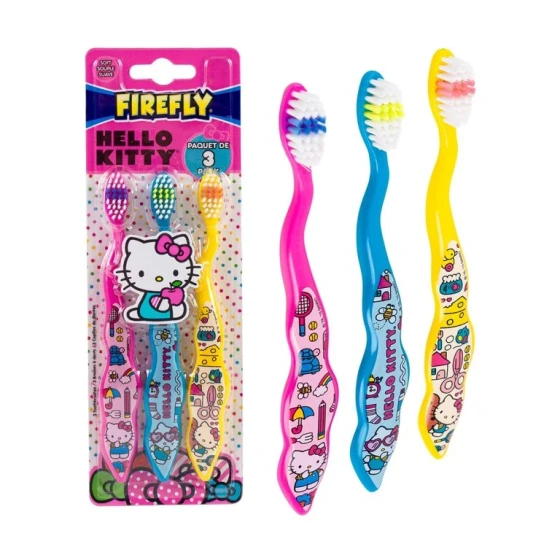 FIREFLY HELLO KITTY TOOTHBRUSH 3 PACK