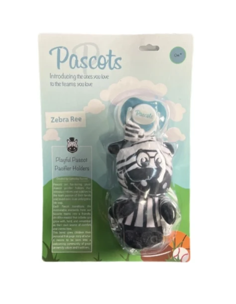 PASCOTS ZEBRA REE PACIFIER