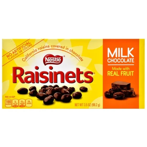 RAISINETS MILK CHOCOLATE COVERED RAISINS