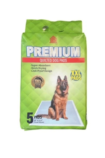 PREMIUM QUILTED DOG PADS XXL PADS 5 PACK
