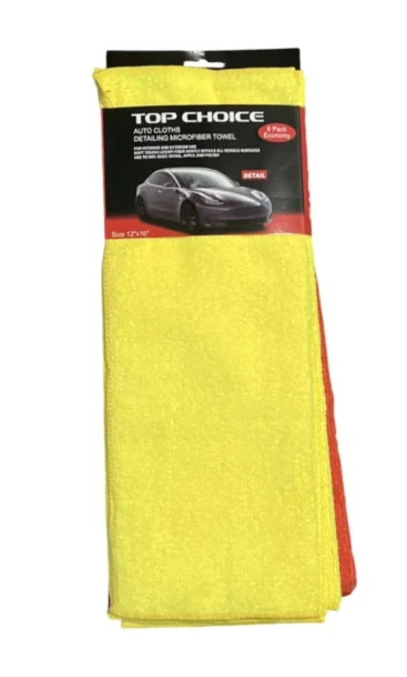6 PACK CAR CARE AUTO DETAILING MICROFIBER TOWEL