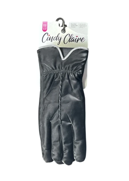 CINDY CLAIRE LADIES GLOVES WITH FUR LINING