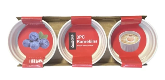 3 PC RAMEKINS 5.75 OZ