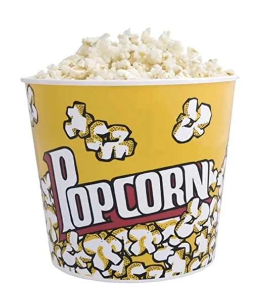 POPCORN BUCKET 9.5 X 8.3 INCH