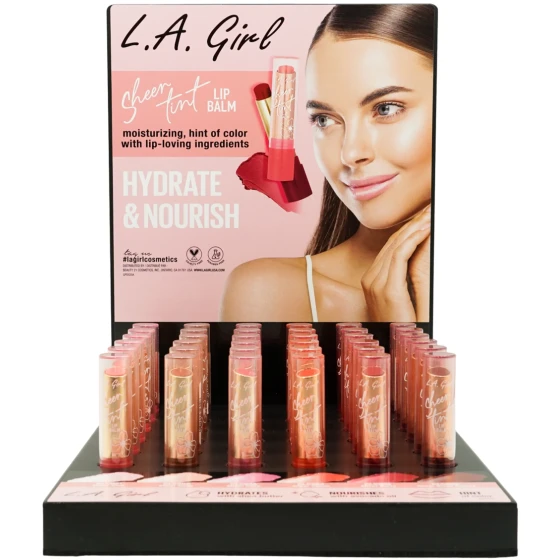 SHEER TINTED LIP BALM DISPLAY