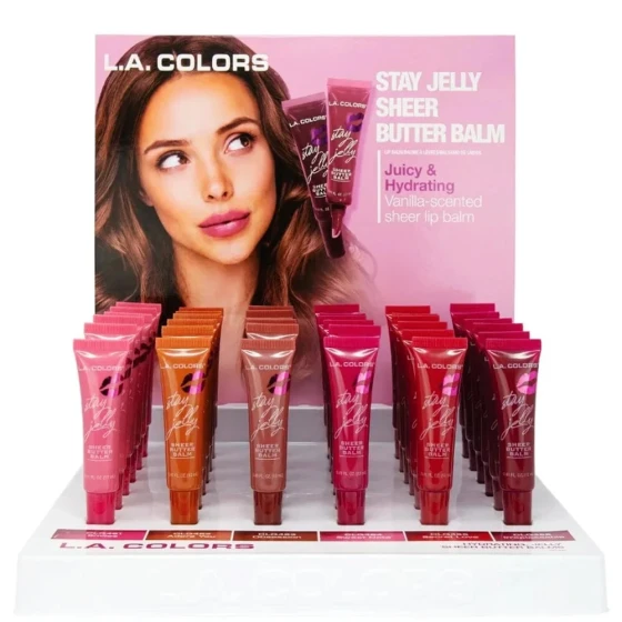 STAY JELLY SHEER BUTTER BALM DISPLAY