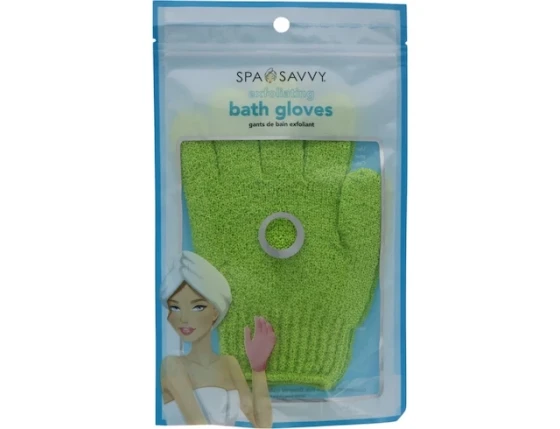 SPA SAVY EFOLIATING BATH GLOVES