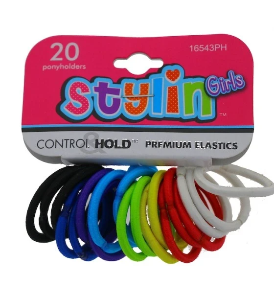 STYLIN GIRLS SMALL PONYHOLDES 20 PACK