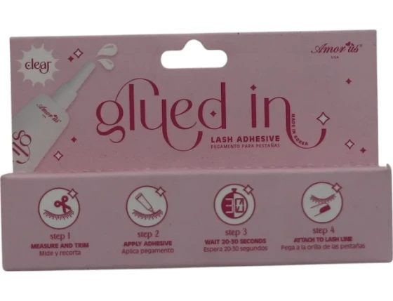 GLUED IN LASH ADHESIVE GLUE CLEAR