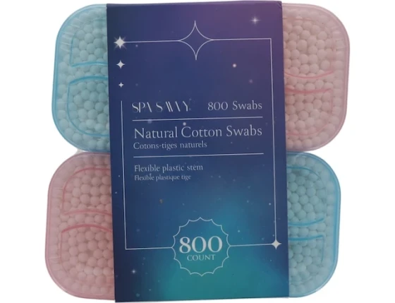 SPA SAVVT NATURAL COTTON SWAB 800 COUNT