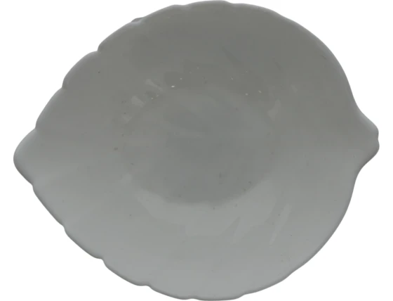 LEAF BOWL OPAL GLASS 5.5 INCH