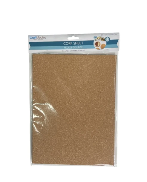 9" X 12" CORK SHEET