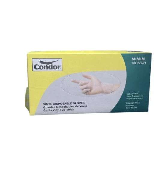 (M) VINYL DISPOSABALE GLOVES