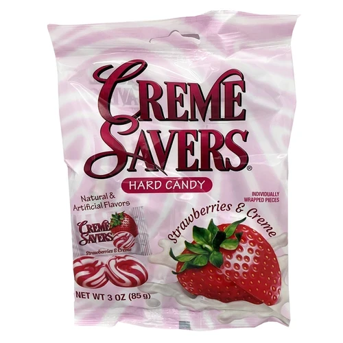 CRME SAVERS STRAWBERRY