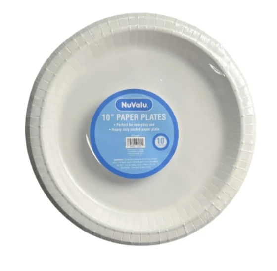 10'' 10PC PAPER PLATE.