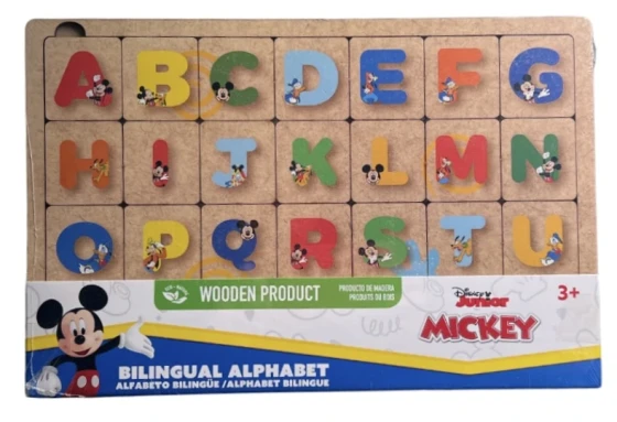 MICKEY MOUSE PUZZLE ALPHABET