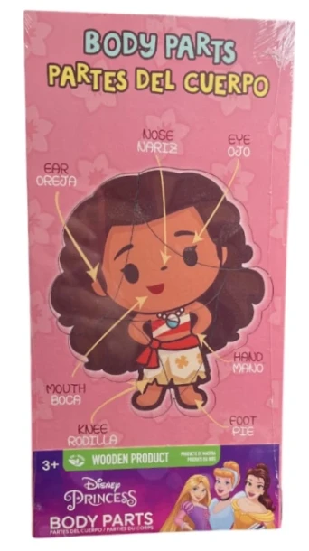 PRINCESS PUZZLE BODY PARTS