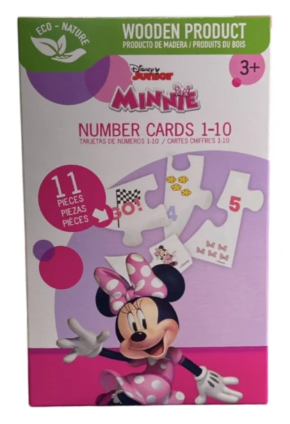 MINNIE MOUSE NUMBER CARDS 1-10