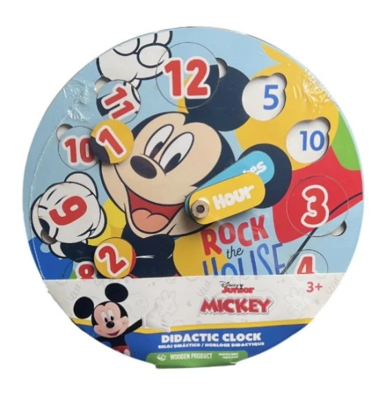 MICKEY MOUSE DIDACTIC CLOCK