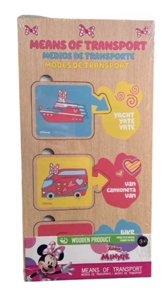 MINNIE MOUSE PUZZLE MEANS OF TRANSPORT