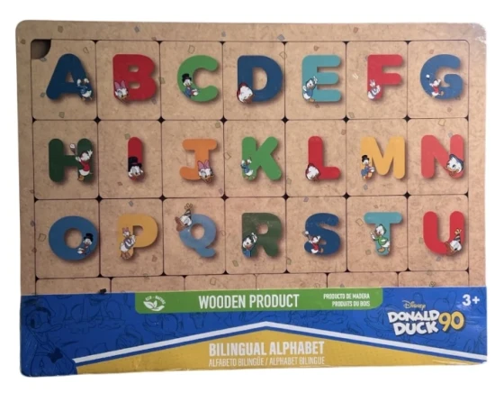 DONALD DUCK PUZZLE ALPHABET