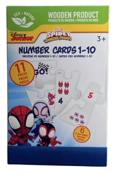 SPIDEY NUMBER CARDS 1-10