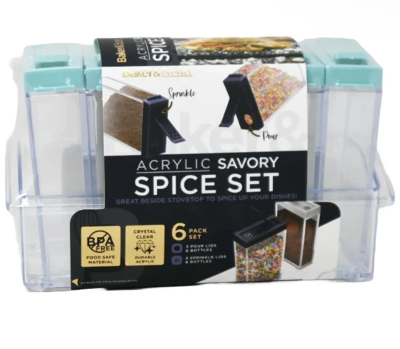 ACRYLIC SAVORY SPICE SET