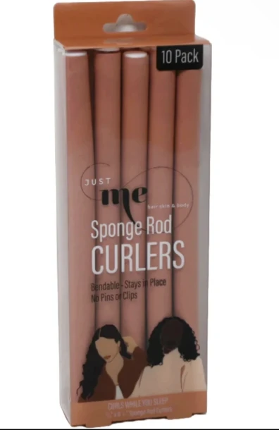 SPONGE ROD CURLER 10 PACK